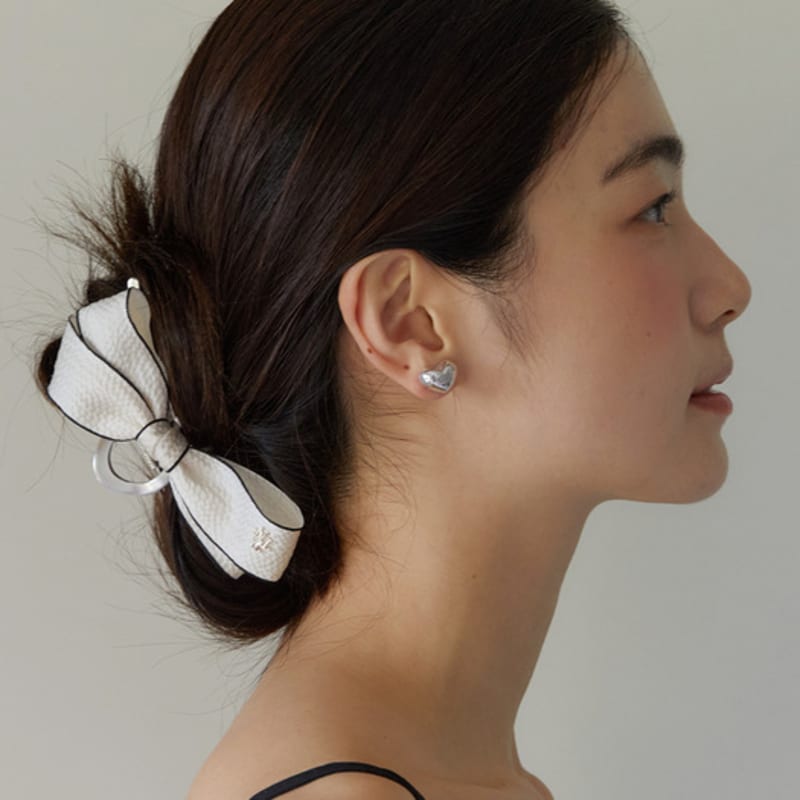 Tatiana Double Border Ribbon Hair Claw Clip HB2233