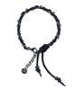 Runds Suede Chain Bracelet (Black)