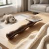 Pet Grooming Brush for Shedding and Cleaning with Soft Bristles and Ergonomic Handle Suitable for Dogs Cats and Small Animals