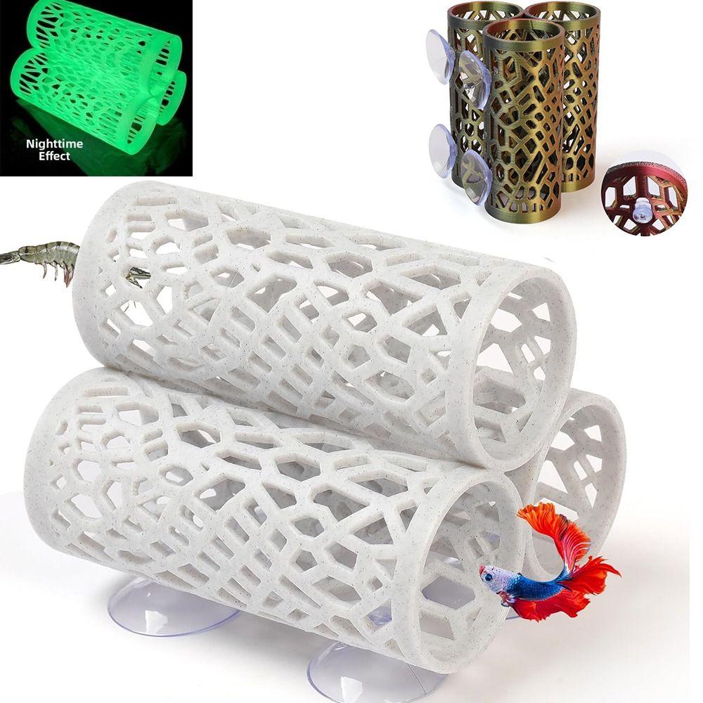 Betta Hammock Resting and Sleeping Tube Multifunctional Shrimp Hiding Holes  Aquarium Decorations