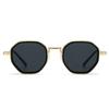 2026 New Men's Premium Polyhedron Sunglasses Retro Sunshade UV Sun Glasses Luxury Brand Designer Punk Popular Metal Eyeglasses