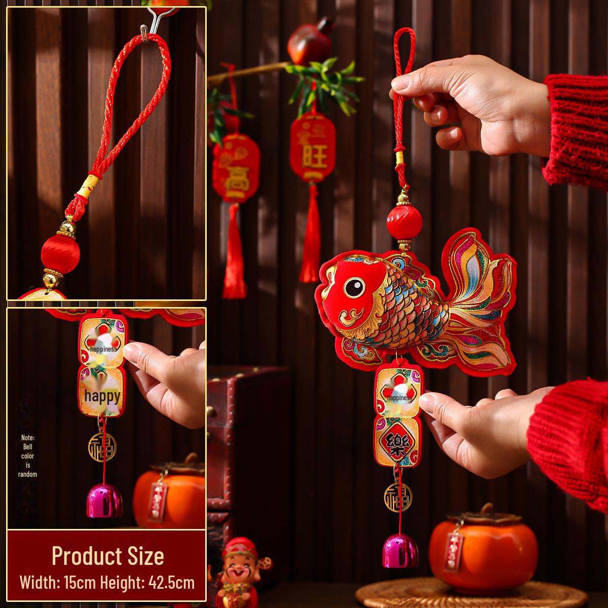 

Фонарь и подвеска «Фу» в честь года Змеи 2025 для украшения праздника Весны