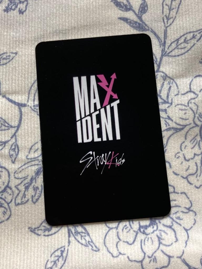 [USED] 2nd Week Seungmin Stray Kids Maxident Sanok Trading Card