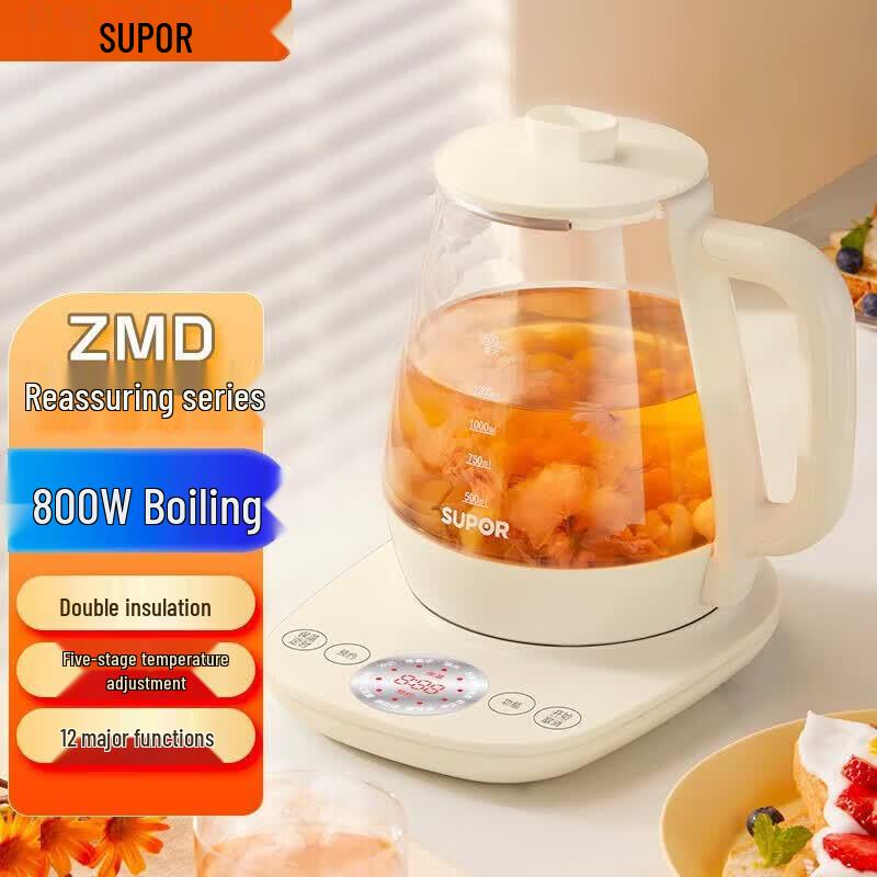 Supor ZMD 1.5L Multi-Function Wellness Kettle CN plug (adapter included)