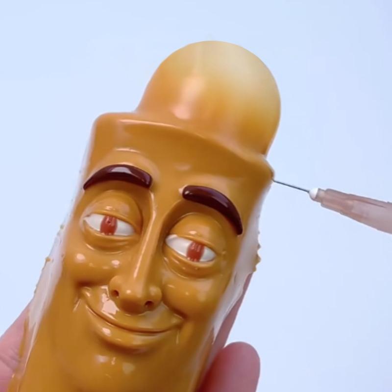 1/3 Piezas Italian Brainrot Tung Sahur Juguetes Squishy Soplando Juguete para Aliviar el Estrés Juguetes de Broma para Niños Meme Divertido Fiesta Regalos de Cumpleaños