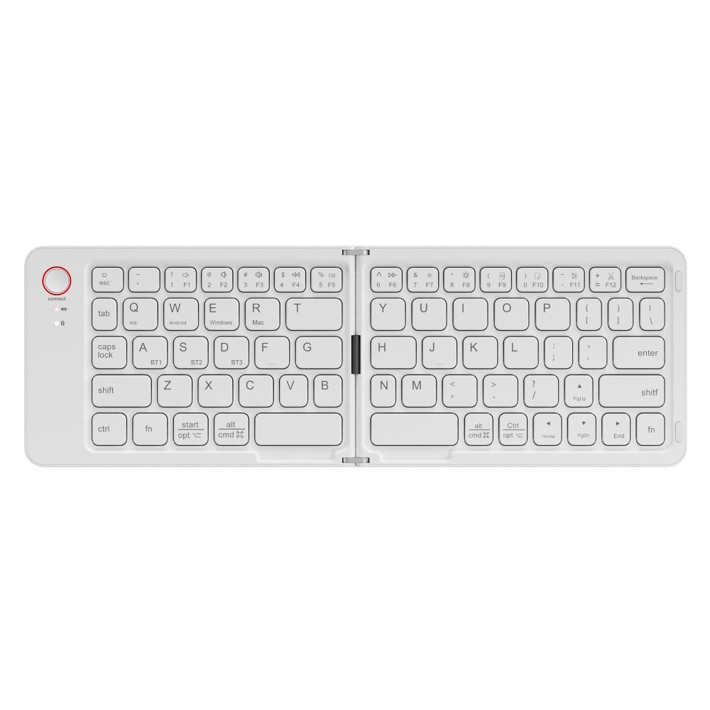 Rechargeable Bluetooth Folding Keyboard Lightweight Mini Folding Keyboard  Girls