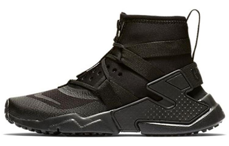 Nike Huarache Gripp  Triple Black  GS AQ2802-001 36