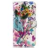 DIERFENG DF-03 For Oppo Reno14 5G (Global) Case Lines Imprint Wallet Leather Phone Cover with Wrist