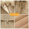 Winter Women's Plush and Thickened Parka Long Loose Large Fur Collar Coat
