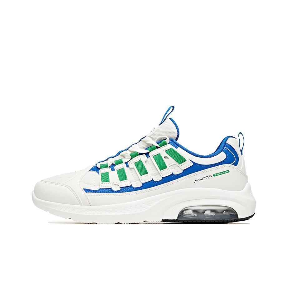 Anta Trainingsschuhe Mit Stoßdämpfung Und Rutschfestigkeit Herren Sneaker Weiß Blau Grün 112017777-1