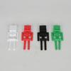 Pixel Robot Ornament Fidget Toy Mini Robot Figurine DIY Assembly Toy Robot Figure Stress Relief