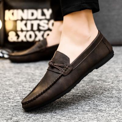 Herren Freizeitschuhe Frühling Sommer Neu Weiche Sohle Slipper Loafers Zapatos De Hombre Bequeme Flats Herren Mikrofaserleder Schuhe