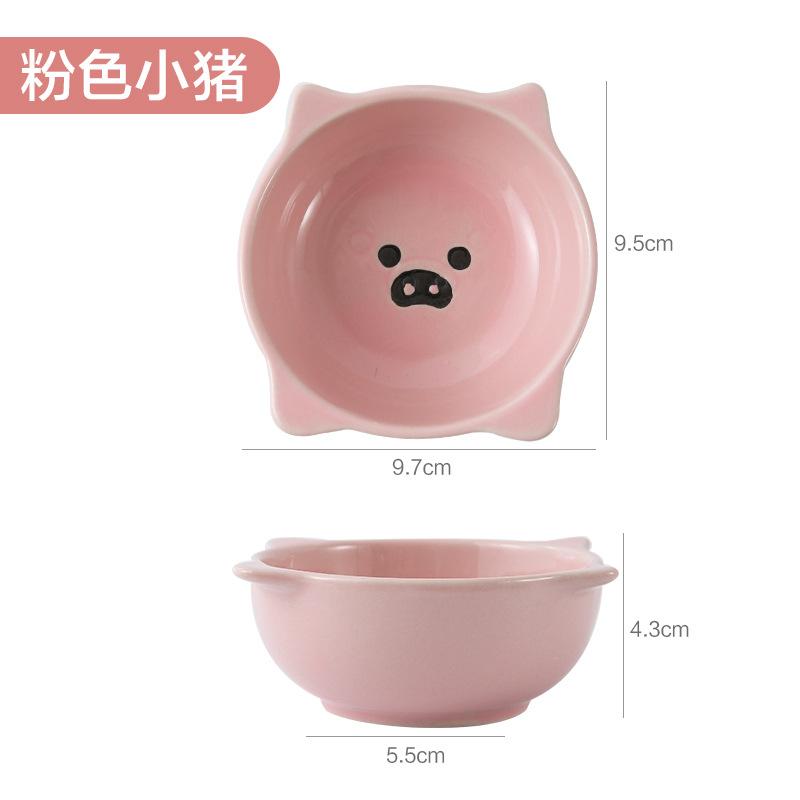 Farfurie mică din ceramică cu desene animate Sos pentru condimente Farfurie pentru gustări de acasă Farfurie cu oase pentru scuipat Bol pentru mâncare pentru copii Veselă de bucătărie