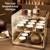 Dust-proof Cup Storage Rack Cup Holder Water Cup Storage Rack Tea Set Cup Holder Coffee Cup Mug Storage Box Kitchen Organizer
