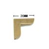 Metal Book Corners 100PCS Anti-Scratch Protective Edge Guards for Scrapbooking Photo Albums Menus DIY Crafts