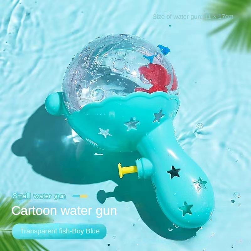 Water Gun Light Cartoon Spray Machine Bath Splashing Toys for Boys Kids Summer Outdoor Swimming Party Toy Children's Day Gifts