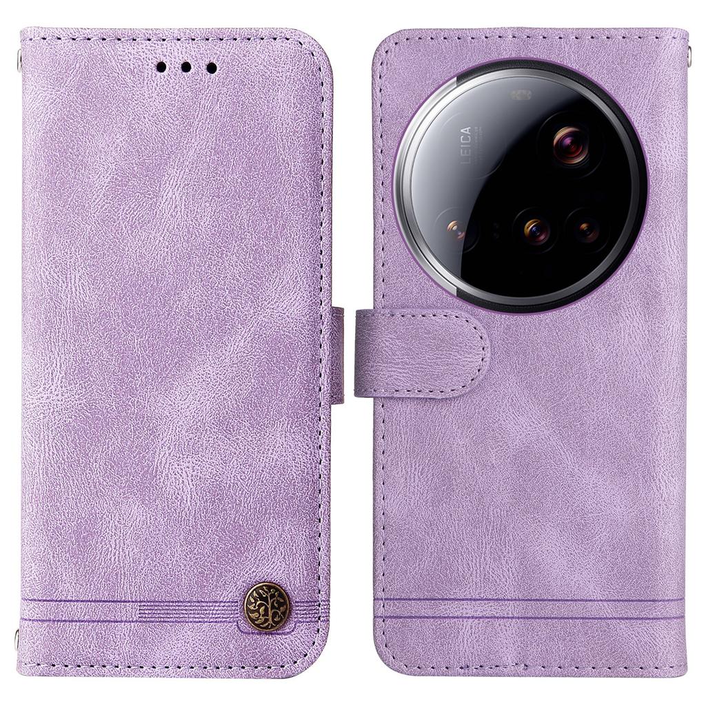 For Xiaomi 15 Ultra Leather Wallet Cases Skin Touch Phone Cover Stand with Strap