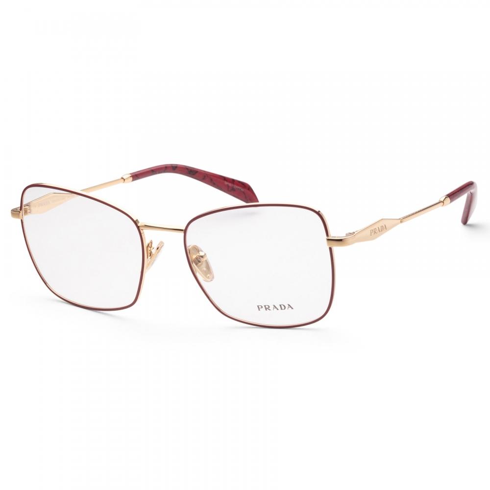 

Prada Women s PR-53ZV-12F1O1-56 Fashion 56mm Red and Gold Opticals