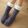 Anti Slip Fleece Floor Socks Velvet Sleeping Socks Women Kawaii Thicken Thermal Socks Men Women