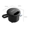 ORICO Desk-4U USB3.0 Hub Splitter with Dustproof Cover