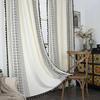 Jingga Farmhouse Printed Semi-Blackout Rod Pocket Curtain