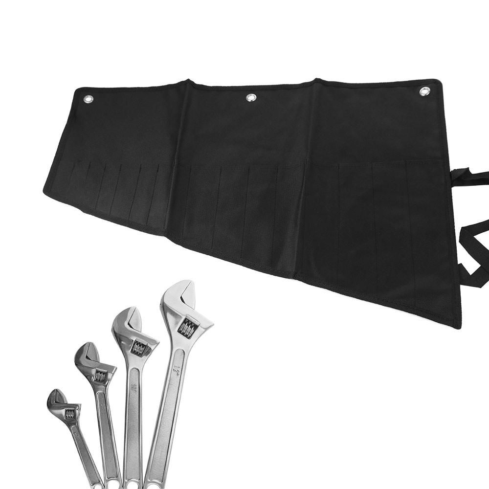 Water Proof Oxford Cloth Tool Pouch Bag 16 Pockets Tool Roll Bag Wrench Pouch  Hand Tool Storage