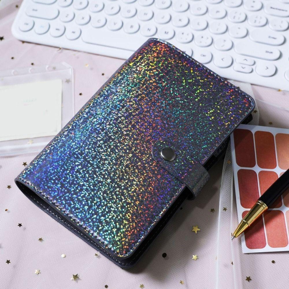 Soft Leather A6 Budget Binder 6 Hole Binder Pockets Cash Envelope Binder Financial Management