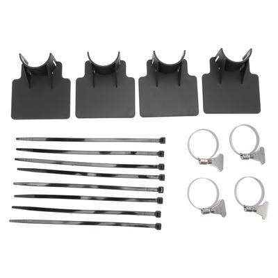 4 Sets Swimming Pool Pipe Holder Prevent Pipe Slip Cable Ties Stainless Steel Hose Clamp Swimming