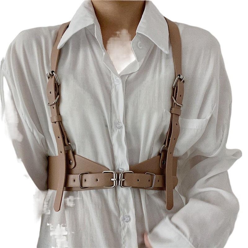 Punk Minimalist Trendy Style Strap Belt For Women With Versatile Dress And Shirt Pairings