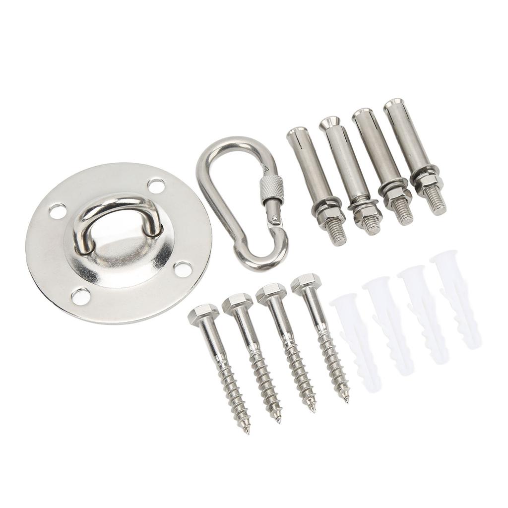 Hängemattenset 304 Edelstahl Stabil Schwerlast Deckenhänger für Sandsäcke Schaukel