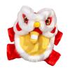 Chinese New Year Pet Costume Dog Cat Outfit Lion Dance Dog Costume Puppy Apparel for Gatherings Spring Festival Photo Prop