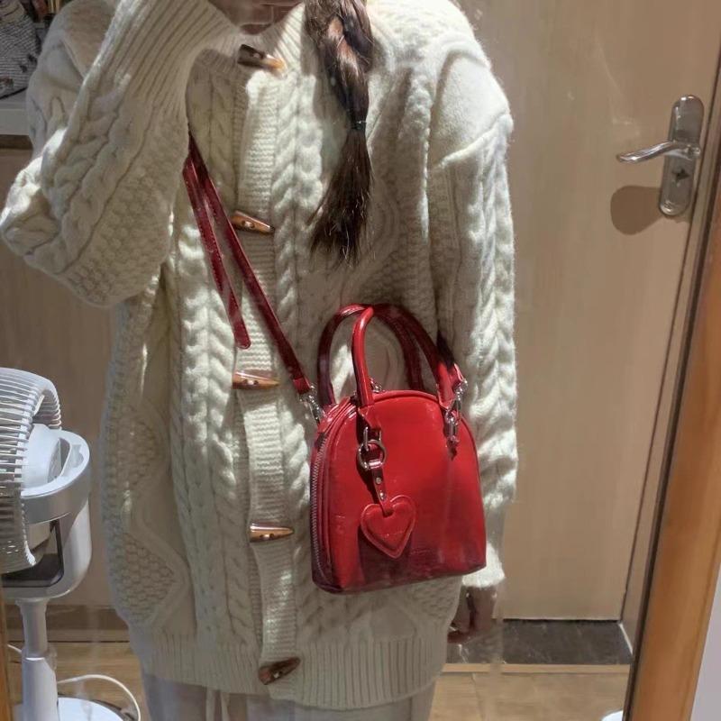 2 новая нишевая мини-сумка-ракушка универсальная на плечо через плечо милая сладкая сумочка женская