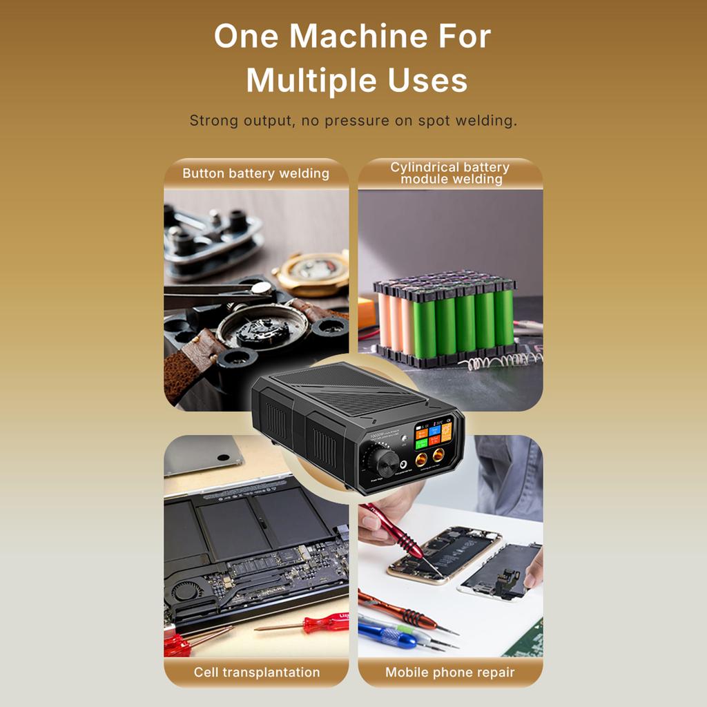 Professional Point Welder Featuring Double Pulses High Power Output Foot Control Operation Suitable for Mobile Phone Repair