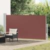 vidaXL Retractable Side Awning 160x300 Cm Brown
