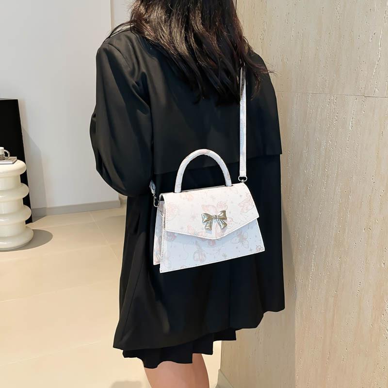 Simple Large-capacity Small Square Bag Women's Simple Fashion Bag Women's 2025 Summer Fashion Casual Retro Tote Bag