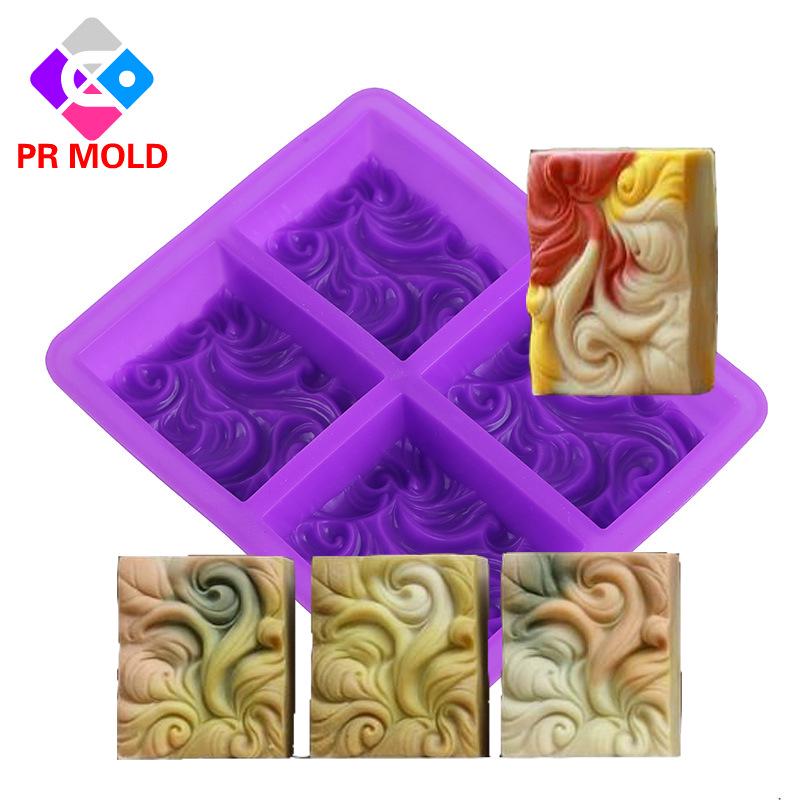 Handmade Silicone Square Soap & Cake Mold – High-Temp Resistant, Easy Release