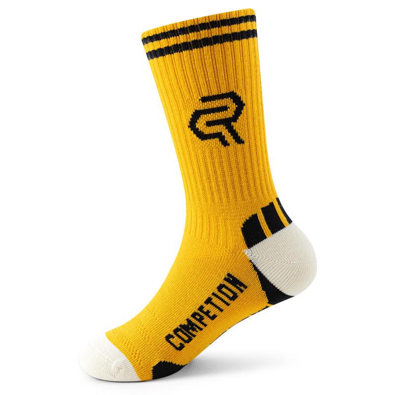 Pro Kids Mid-Length Basketball Socks for Boys & Teens, High-Top, Real Game Training XXL (Fits Shoe Size 38-42)