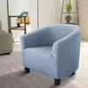 Blue Single Seat Sofa Couches Covers Club Tub Chair Cover Armchair Couch Cover Furniture Protector Slipcovers for Living Room