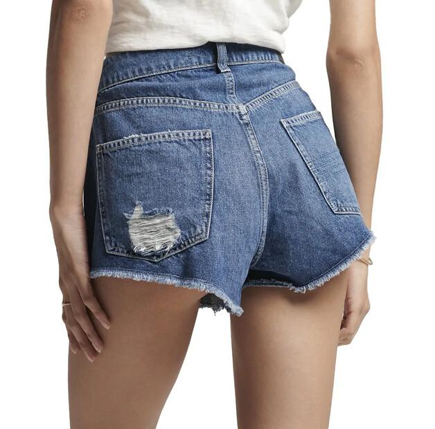 Superdry Vintage High Rise Denim Shorts