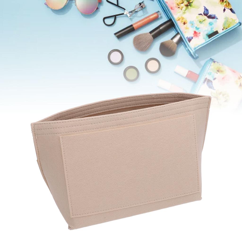 Geldbörse   Einsatz Filz Kosmetiktasche   Einsatz Große Kapazität Handtasche   für Handtaschen Größe L