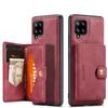 Compatible For Samsung Galaxy A42 5G Case JEEHOOD J01 Retro Leather Phone Back Cover with Detachable Magnetic Card Holder