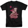 Betty Boop - Sexy Star - Unisex Short Sleeve Children's T-shirt - Black