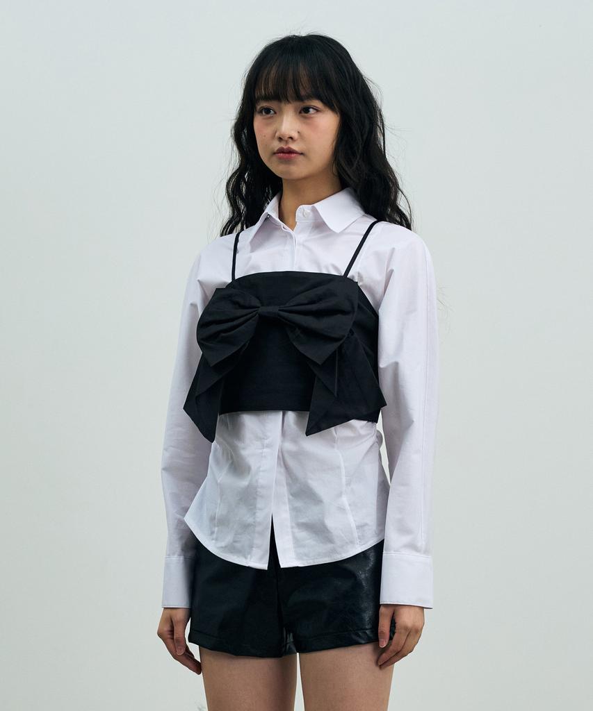 Alikim Ari Ribbon Bustier / Black