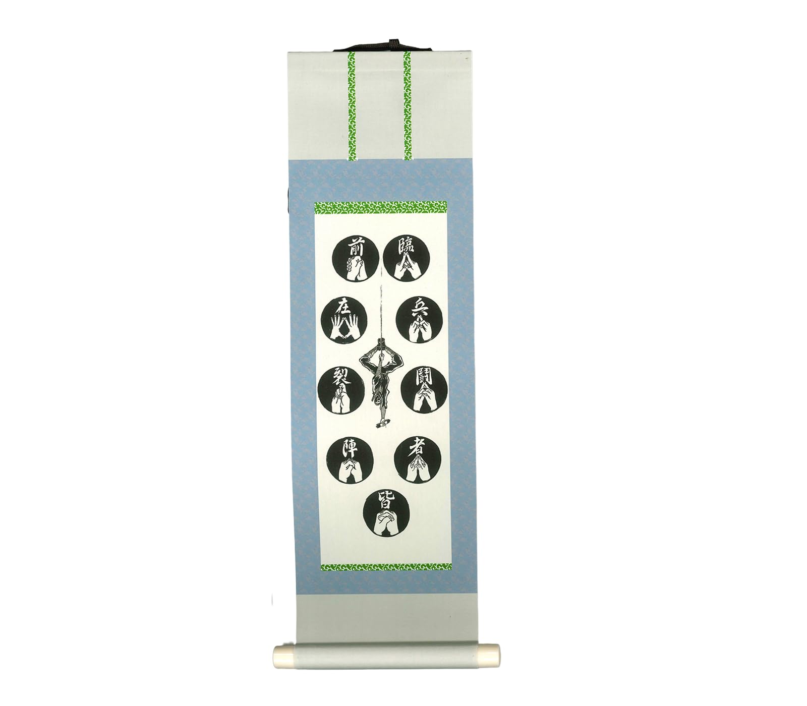 

Castle Enterprise Mini Hanging Scroll Shinobi Nine Character Technique x Width - Self-Defense (Length 30.2 9.3cm)