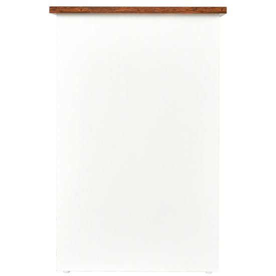 TV Stand with 2 Doors Industrial Solid Wooden Retro Living Room Hallway TV Cabinet Console Table Home Improvement