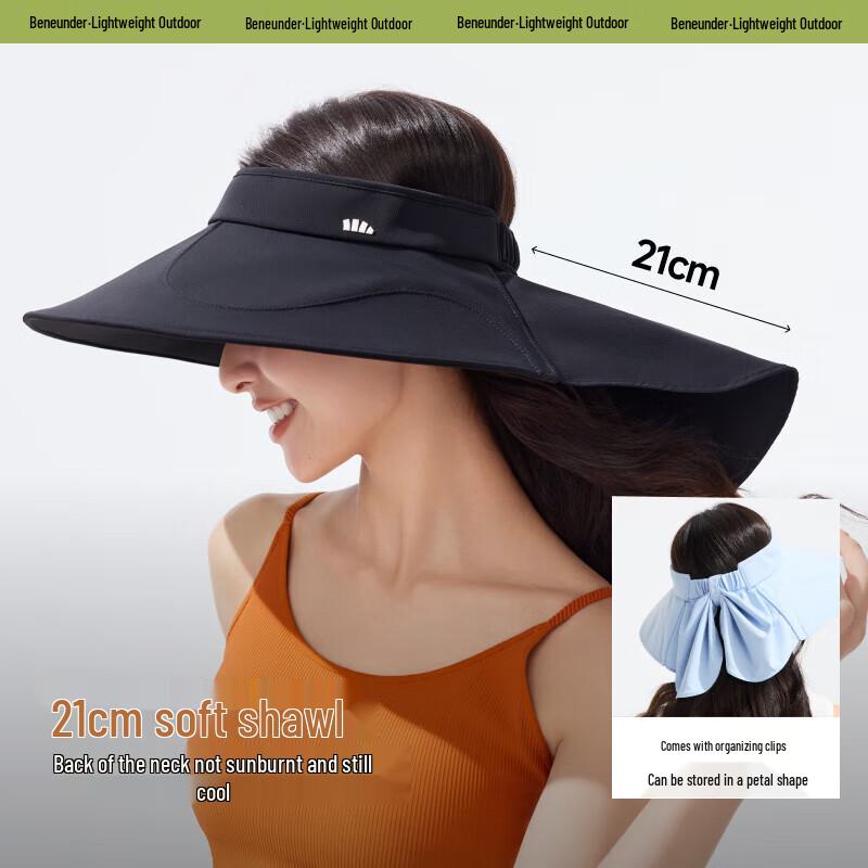 Beneunder Roll-Up Full-Brim UV Protection Women's Sun Hat BM557