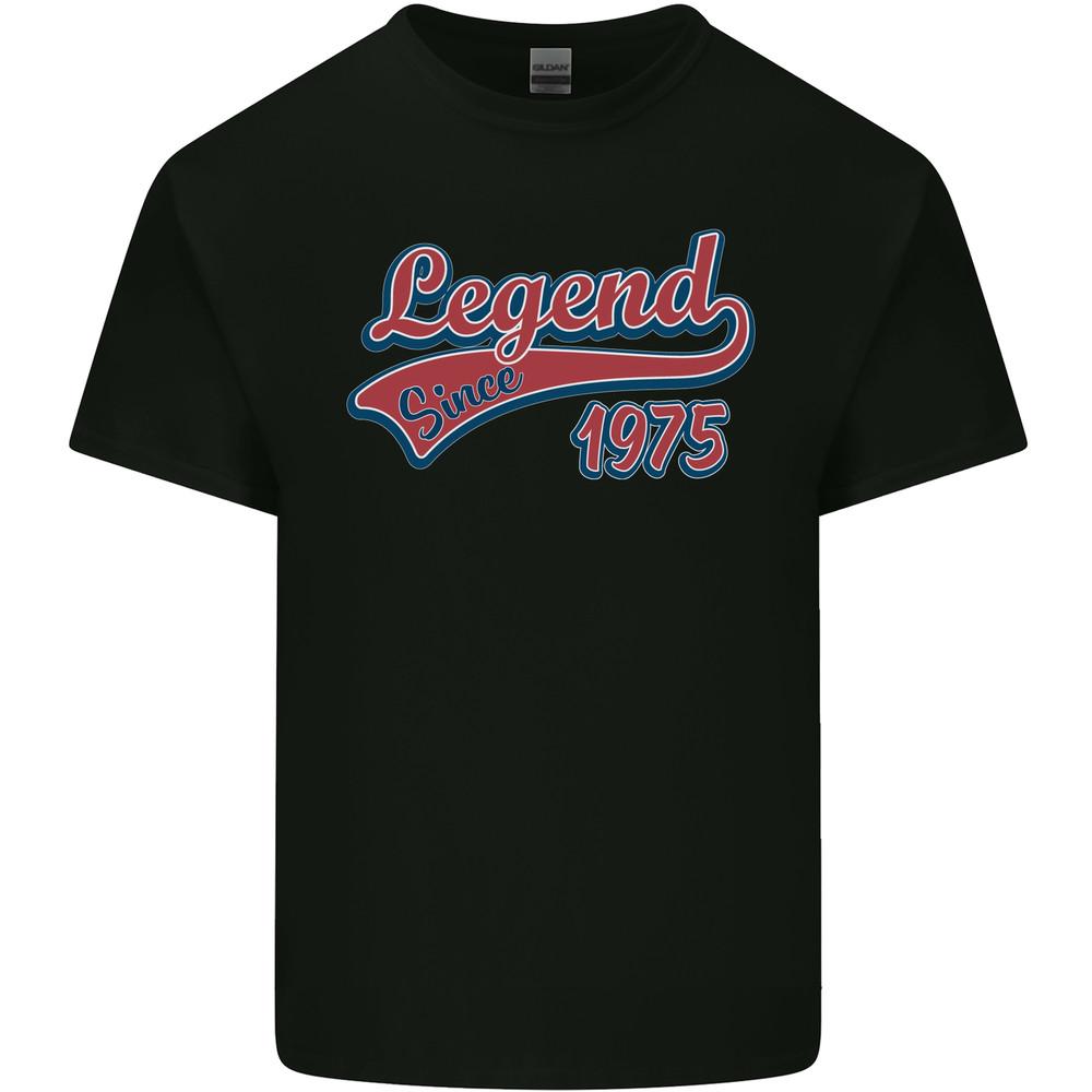 Legend Since 50th Birthday 1975 Mens Light Cotton T-Shirt Unisex T-Shirt L