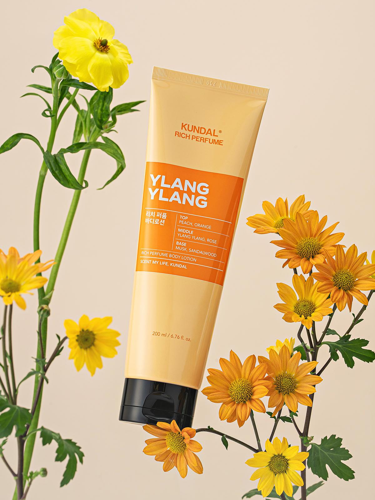 Kundal Rich Perfume Body Lotion 200ml - Ylang Ylang Scent 1ea