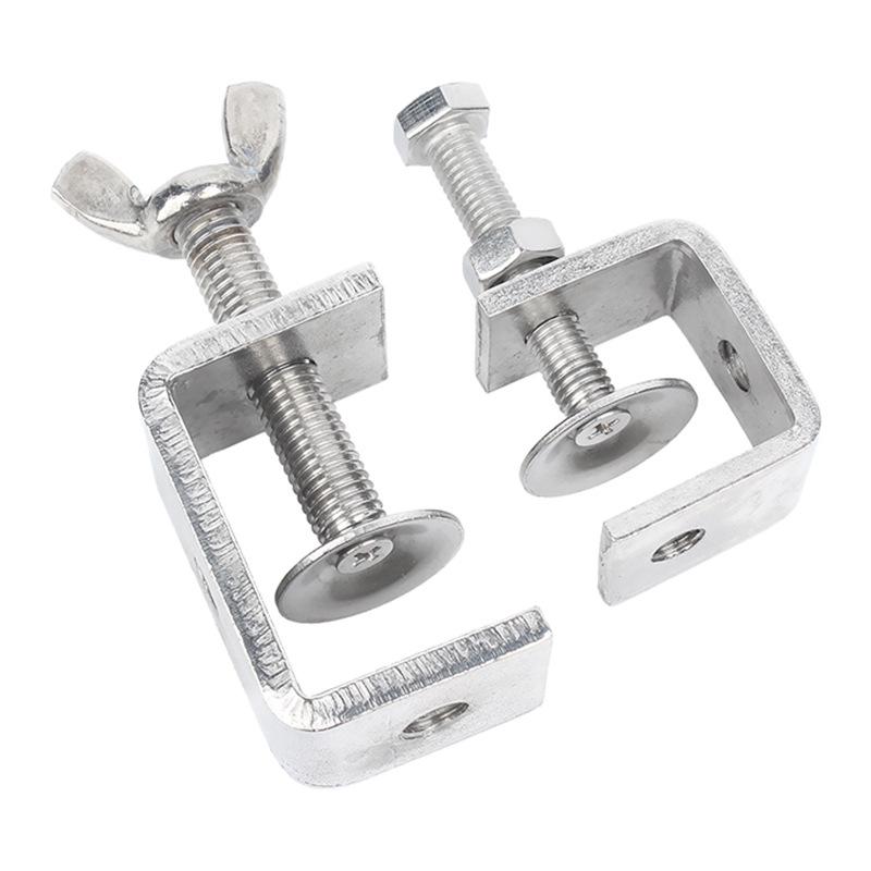 U-Klemme aus Edelstahl 304 mit Handspannring für die Holzbearbeitung und die Befestigung von Stahlrohren