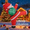 6.23FT With LED Light Xmas Inflatable Santa Claus Climbs Wall Toy Home Decor Ornament Yard Party Supplies Christmas Holiday Gift
